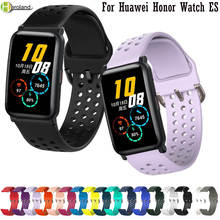 Pulseira de silicone 20mm para relógio huawei, pulseira inteligente para honor watch gt 2 42mm 2024 - compre barato