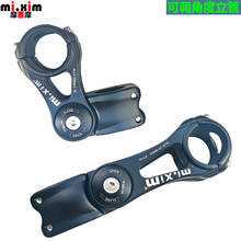 Haste ajustável do garfo com riser, 31.8mm * 90/110, haste do garfo para o xc mtb, montanha, estrada, cidade, bicicleta, peça de ciclismo 2024 - compre barato