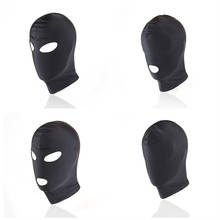 BDSM Slave Toys Bondage Mask Hood Adult Sex Accessories Elastic Sensory Deprivation Fetish Restrict Hood Sex Tools for Women 2024 - buy cheap