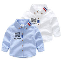 Рубашки для маленьких мальчиков, осень 2020, новые рубашки От 3 до 6 лет, Детская рубашка с длинными рукавами, tx-8323 2024 - купить недорого
