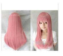 zhaoxia++01518@Q8+++60cm 24 inch Long Pink Straight wig Fashion anime party Cosplay Hair Wigs 2024 - buy cheap