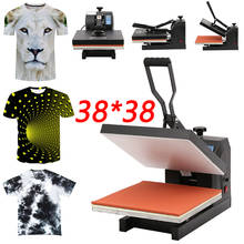 Camiseta de alta presión, máquina de prensado en caliente, impresora Digital de camisetas con prensa de calor, máquina de sublimación de transferencia, 15 ''x 15'' 2024 - compra barato