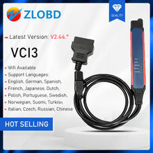 V2.44  VCI-3 VCI3 V2.44 Scanner Wifi Diagnostic Tool Truck Support Multi-language  Heavy Vehicles 2024 - buy cheap