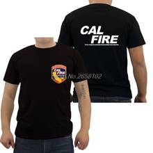 Hot Sale 100% Cotton Fashion T-shirt New California Firefighter Fire Department Navy Design T Shirt Cool Tee Harajuku Shirt 2024 - buy cheap