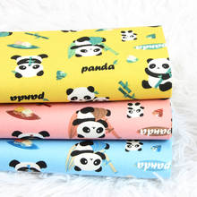 Cute Panda Pattern Printing Cotton Fabric 100 Cotton Twill Fabric DIY Sewing Quilting Cloth For Baby&Child Optional Size 2024 - buy cheap