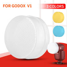 Kit de difusor de Flash de 3 colores para cámara GODOX, V1-C, V1-N, V1-S, V1-F, caja suave 2024 - compra barato