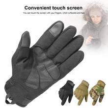 Мотоциклетные гоночные велосипедные спортивные перчатки с закрытыми пальцами Нескользящие дышащие тактические перчатки для сенсорного экрана защитят ваше запястье 2024 - купить недорого