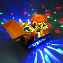 Electric Excavator Engineering Car Model Music Lighting Universal Bulldozer Children's Toys 2024 - buy cheap