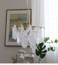 Lustre de vidro gourd, lustre americano retrô para sala de jantar, quarto, sala de estar, estilo medieval, lâmpadas francesas 2024 - compre barato