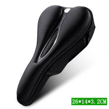 Silicone Bicycle Saddle Hollow Breathable Bike Bike Seat Cushion Cover Mat Silica gel Saddle Cycling Accessories 2024 - buy cheap