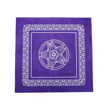 49x49cm Non-woven Board Game Textiles Tarot Table Cover Playing Cards Pentacle Tarot Game Tablecloth Square Tapestry 2024 - buy cheap