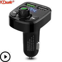 KDsafe Bluetooth New Multi-Functional Wireless Smart Kit LCD FM Transmitter Dual USB Car Charger 3.1A MP3 Music TF Card U Disk 2024 - buy cheap