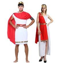 Casal deusa grega rei traje carnaval festa de halloween traje romana princesa natal cosplay príncipe romano para homem 2024 - compre barato