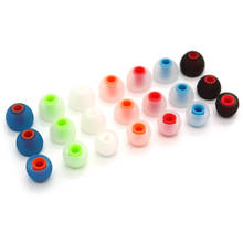 6 Pairs 12 PCS 3.8mm Soft Silicone In-Ear Earphone Covers Earbud Tips Earbuds Eartips Dual Color Ear Pads Cushion for Headphones 2024 - buy cheap