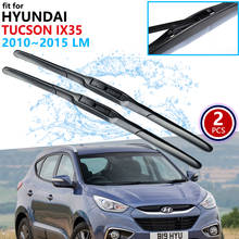 Car Wiper Blade for Hyundai Tucson Ix35 2010~2015 LM Front Windshield Wipers Car Accessories  J Hook Type 2011 2012 2013 2014 2024 - buy cheap