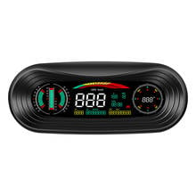 Medidor de inclinação automotivo p18 obd2, velocímetro digital com gps inteligente, aviso de excesso de velocidade, ferramenta de alarme multifuncional, 1 peça 2024 - compre barato