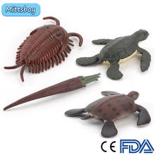 Simulation Ancient Ocean Model Simulation Figures Trilobite Turtle Educational Toy for Children Baby Toy Figure Collection Gifts 2024 - buy cheap
