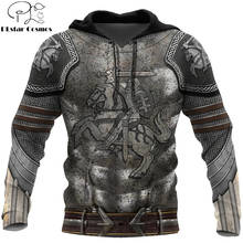 3D Printed Chainmail Knight Armor Men Hoodie Knights Templar Harajuku Fashion Jacket pullover Unisex Cosplay hoodies QS-007 2024 - buy cheap