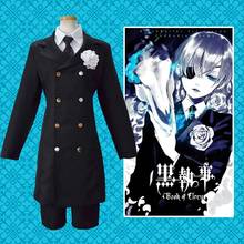 Anime Black Butler Ciel Phantomhive Angelina Dalles Madam Red, ropa de duelo funerario, disfraz de Cosplay para hombres y mujeres 2024 - compra barato