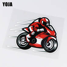 YOJA 16.7X13.2CM Cool Motorcycle Racer Vinyl Decals Personality Car Sticker Decoration ZT4-1006 2024 - buy cheap
