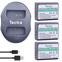 Tectra-batería + cargador Dual para Canon EOS, 1500mAh, LP-E10, LPE10, LP, E10, 1100D, 1200D, 1300D, 2000D, Rebel, T3, T5, 3 unidades 2024 - compra barato