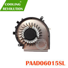 Novo ventilador de refrigeração de cpu paad06015sl 0.55a 5vdc-n318 3pin 2024 - compre barato