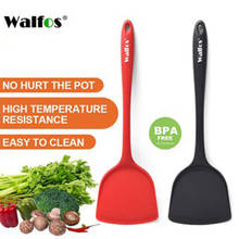Walfos-Pala de silicona antiadherente, espátula de cocina con mango resistente al calor, herramienta de cocina 2024 - compra barato