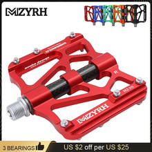 MZYRH X6 Mountian Bike Pedals Aluminum Alloy 3 Sealed Bearing Pedals MTB Bicycle Carbon Fiber Big Tread Pedals for Bicycle parts 2024 - buy cheap