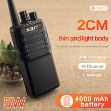 Free Shipping New KSUN X-30PLUS Portable Radio Walkie Talkie 5W 16CH UHF Two Way Radio Interphone Transceiver Mobile 2024 - купить недорого