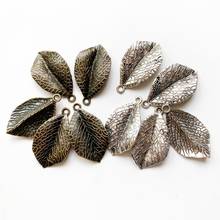 Metal Leaf Charms Pendant Necklace Diy Jewelry Originals Zinc Alloy Reticulated Leaves Bracelet Necklace Earrings Accessories 2024 - buy cheap