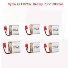 SYMA X21 X21W Battery quadcopter Quadcopter spare parts 5PCS 3.7V 380mah Lipo battery with 5-in-1 charger 2024 - buy cheap