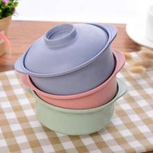 Wheat Straw Salad Rice Soup Bowl Instant Noodles Bowl Wear-resistant with Lid Fruit Bowl Tableware for Cereal Cooking Utensils 2024 - buy cheap