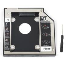 9.5mm SATA 2nd HDD SSD Hard Drive Caddy for HP Elitebook 2540P 2560P 2570P 2024 - buy cheap