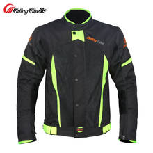 Riding Tribe Motorcycle Jacket Summer Mesh Breathable Windproof Motocross Off-Road Racing Armor with 5 Protective Gears JK-37 2024 - buy cheap