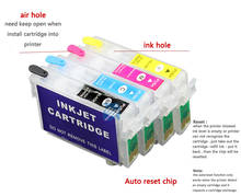 T1331 - T1334 Refillable ink cartridges for Epson WorkForce 320,325 435 NX130 NX125 NX420 NX430 NX230, N11 printer with arc chip 2024 - buy cheap
