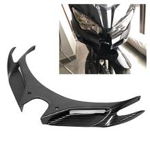 Carbon Fiber Style ABS Motorcycle Front Windshield Fairing Aerodynamic Wing Cover Fits for Kawasaki Ninja 250/400 2018 2019 2020 2024 - buy cheap