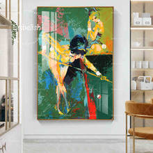 1 Pieces Famous Artworks By LeRoy Neiman Sexy Lady HD Canvas Oil Paintings For Living Room Modern Home Decor Wall Art Pictures 2024 - buy cheap