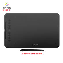 XP Pen Deco 01 Graphic Tablet  8192 Levels Graphics Digital Drawing Tablet  Painting Board Battery-free Stylus Wholesale 2024 - buy cheap