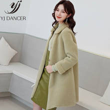 Winter New Casual Faux Fur Coat Female Lamb Cashmere Long Loose 2019 Korean Version Overcoat Special Price Fur Coat Women ZZZ079 2024 - buy cheap