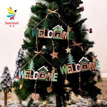 Christmas DIY wooden wind chimes string listing welcome to house number creative store welcome instructions listing decorations 2024 - buy cheap