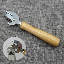 Can Opener Wooden Handle Stainless Steel Manual Can Opener Tin Canned Knife Metal Beer Bottles Opener Kitchen Tools Accessories 2024 - buy cheap