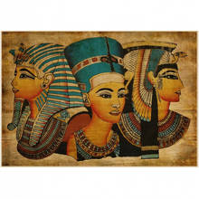 Poster artístico de viagem do egito, poster artístico, estilo egípcio antigo, estampas retrô, imagem egípcia, decoração de parede, king receptor 2024 - compre barato