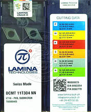 DCMT11T304 DCMT11T308 NN LT10 100% оригинальная твердосплавная вставка Lamina обработка: нержавеющая сталь, сталь, чугун. И т. д. 2024 - купить недорого