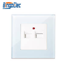 Bingoelec EU Standard 3.1 A USB Crystal Glass Panel USB Charging Wall Socket 2024 - buy cheap