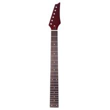24 Frets New Replacement Maple Neck Rosewood Fretboard Fingerboard for Electric Guitar Red 2024 - buy cheap