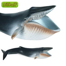 Figuras de acción de animales del océano para niños, juguete educativo de simulación de ballena ABS, 24cm, juguete cognitivo en miniatura, regalo de Navidad 2024 - compra barato