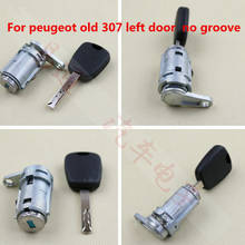 Fechadura esquerda do carro para peugeot 307, 408, 508, fechadura de ignição, fechadura 2024 - compre barato