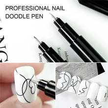 Nail Art Graffiti Pen Waterproof Nail Art Liner Painting Brush Lines Stripes Grid Pattern Drawing Pen DIY Tips Manicure Tools 2024 - buy cheap