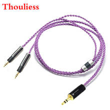 Thouliess-Cable de actualización de auriculares HIFI 1/4, 6,35mm, TRS, 3,5mm, estéreo, 8 núcleos, 7N, OCC, plateado, R70X, para ATH-R70X, R70X 2024 - compra barato