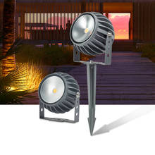 Lámpara de jardín para césped, LED COB de 10W, 20W, 30W, luz LED para exteriores de punta, iluminación impermeable, focos de camino de jardín, 110V, 220V, 12V 2024 - compra barato